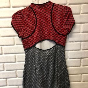 Urban Outfitters Silence + Noise Geometric Pattern Dress